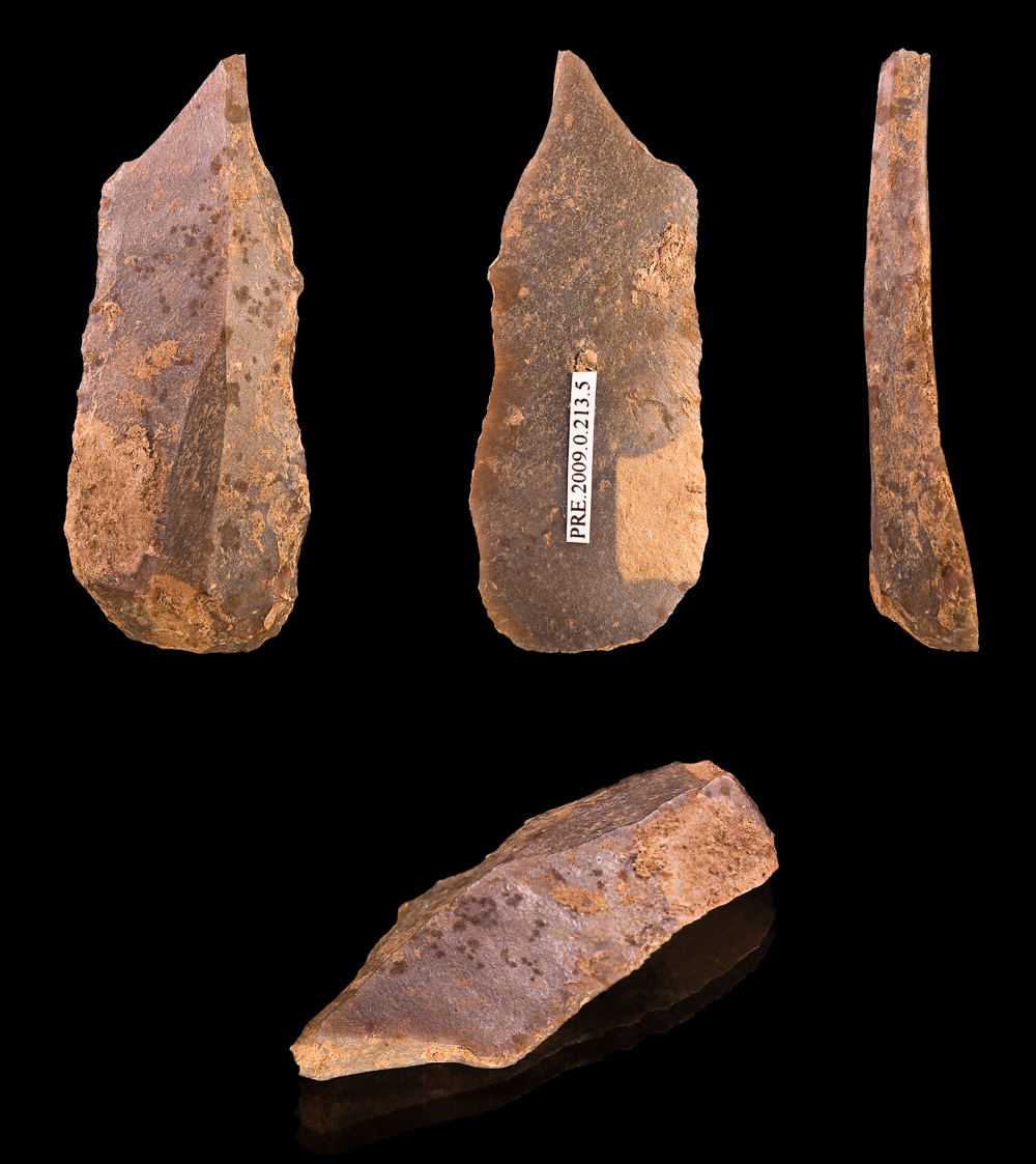 Brassempouy burini (taş kalem), dört görünüm